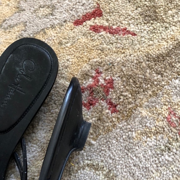 Cole Haan black suede size 10B sandals. - Picture 4 of 6
